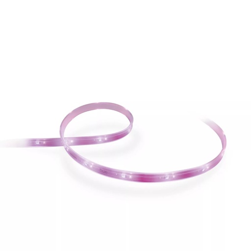 Philips Hue Lightstrip Plus V4 Verlengstuk | 1 Meter | White & Color Ambiance | Flexibel Ontwerp | Compatibel met Philips Hue Bridge