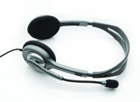 Logitech H110 | On-Ear Bedrade 3,5mm Koptelefoon met Microfoon | Zwart/Zilver