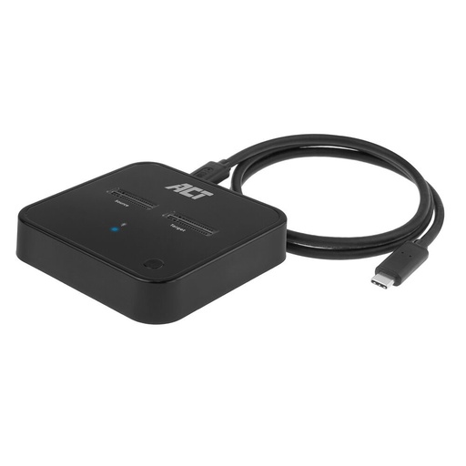 ACT AC1502 | Dual M.2 NVMe/PCIe SSD Docking Clone Station | USB-C 3.2 Gen2 (10 Gbps)