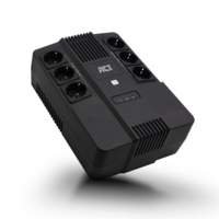 ACT AC2300 Line-Interactive UPS | 600 VA | 6 Stopcontacten (3 op Accu) | AVR Spanningstabilisatie | Netspanningsbeveiliging