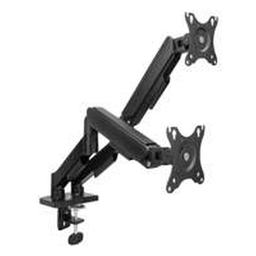 ACT AC8314 Monitorarm Essentials | Verstelbare Monitor-bureaubeugel | Tot 35" | Max 2x 9 kg | VESA 75x75 / 100x100 | 2 Monitoren | Gasveer