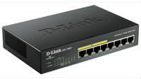 D-Link DGS-1008P/E | 8-Poorts Gigabit Switch | Unmanaged L2 | 4x PoE+ | Zwart