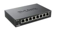 D-Link DGS-108 | Unmanaged Switch | Gigabit Ethernet (10/100/1000) | Zwart (art.nr. DGS-108/E)