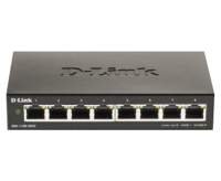 D-Link DGS-1100-08V2 | Managed L2 Smart Switch | 8 Poorten | Gigabit Ethernet (10/100/1000 Mbps) | VLAN/QoS/IGMP Snooping | Fanless