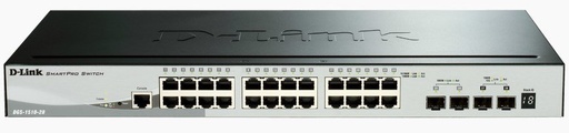 D-Link DGS-1510-28X | Managed L3 Stackable Smart Switch | 28 Poorten | Gigabit Ethernet (10/100/1000 Mbps) | 24x RJ45 + 4x SFP+