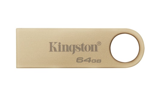Kingston DataTraveler SE9 G3 | 64GB USB Stick | USB 3.2 Gen 1 | tot 220 MB/s lezen | tot 100 MB/s schrijven | Goud