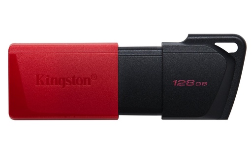 Kingston DataTraveler Exodia M | 128GB USB-A 3.2 Flash Drive | Zwart/Rood