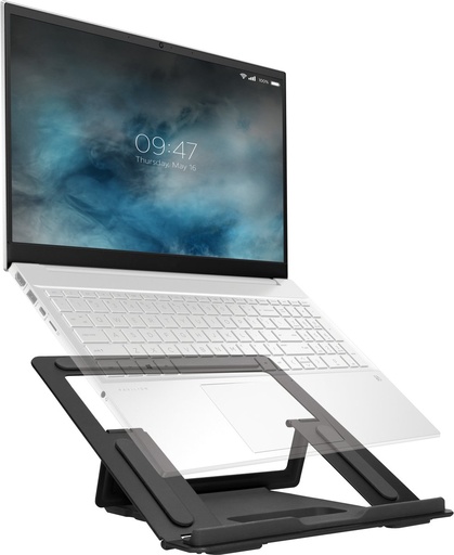 Mobiparts Laptopstandaard | Metaal | Zwart | Geschikt tot 17,3"
