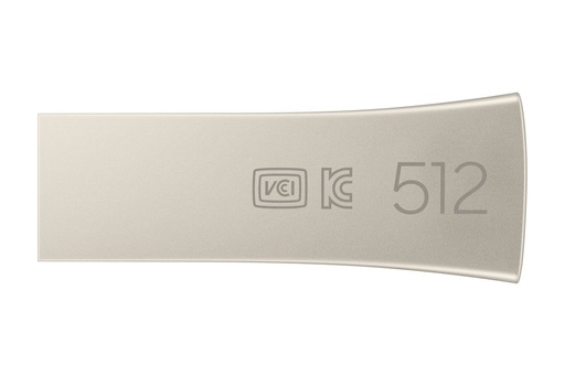 Samsung Bar Plus | 512GB USB-A 3.2 Flash Drive | tot 400 MB/s lezen | tot 110 MB/s schrijven | Zilver