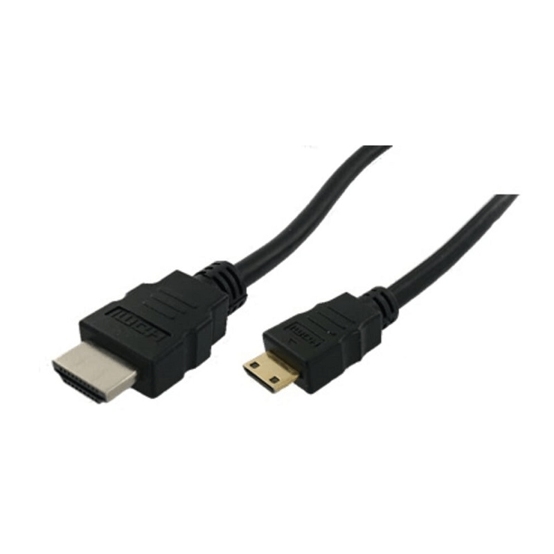 HDMI-naar-Mini-HDMI-met-Ethernet-Kabel-2-Meter-Zwart