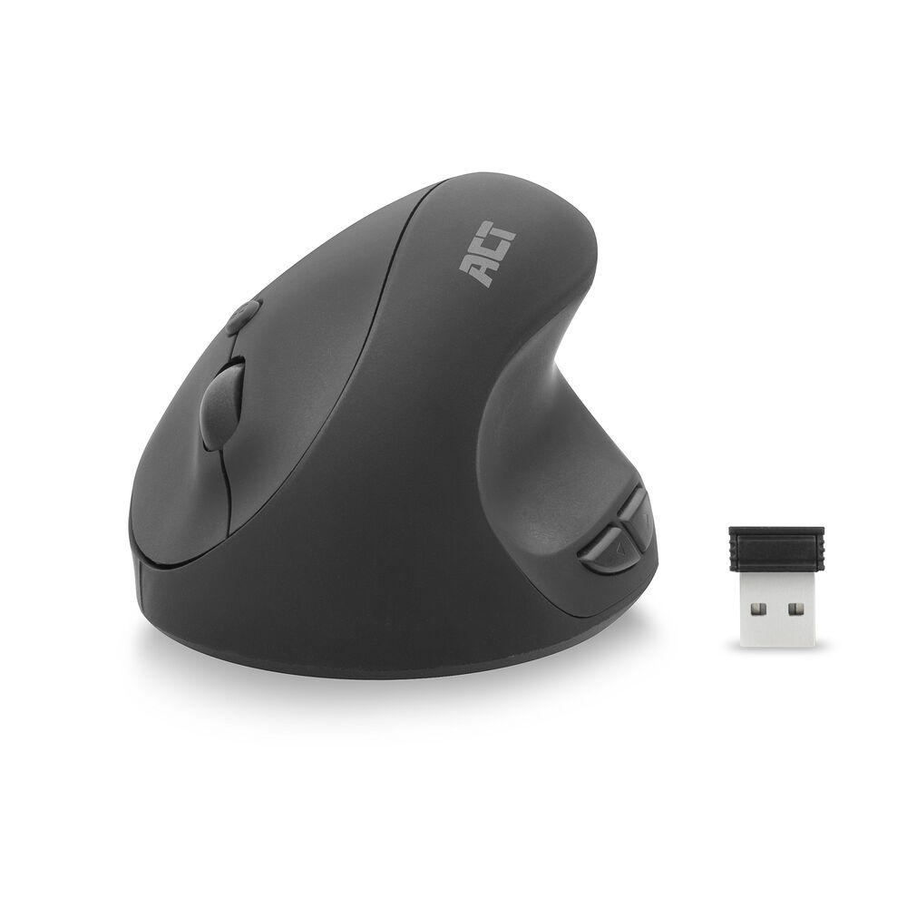 ACT AC5101 Ergo | Draadloze Muis | RF-Draadloos | 1600 DPI | Grijs