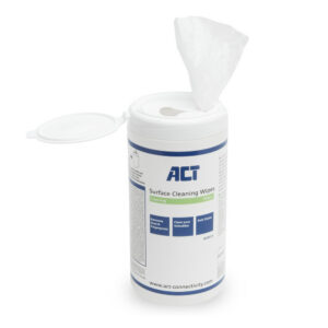 ACT AC9515 Schoonmaakdoekjes voor Beeldschermen | 100 stuks