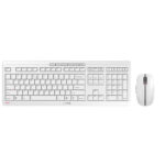 Cherry Stream Desktop Recharge | Draadloos Toetsenbord en Muis | Grijs | USB Receiver