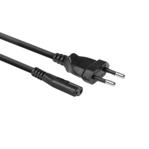 ACT AC3300 | Elektriciteitssnoer | 1,5 Meter | CEE7/16 naar C7 Stekker | Zwart