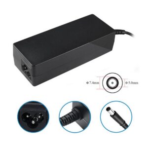 Voor Dell 90W Notebookadapter | 19.5V | Center pin | Zwart
