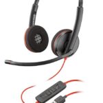 Poly Blackwire C3220 | Bedrade On-ear Stereo Headset | USB-A | Zwart