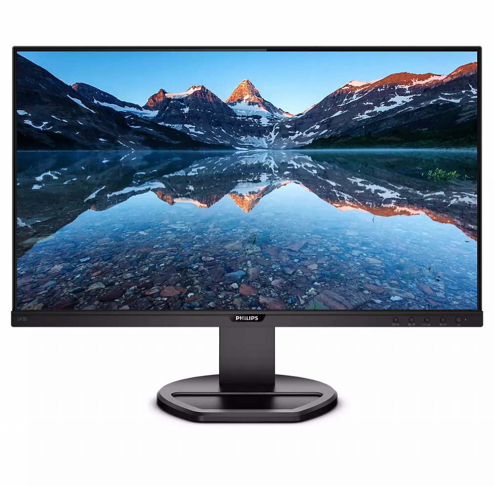 Philips B-Line 243B9/00 23.8″ | 1920×1080 IPS | 75Hz | USB-C | Ingebouwde Speakers | VESA-montage | Ergonomisch Verstelbaar Monitor