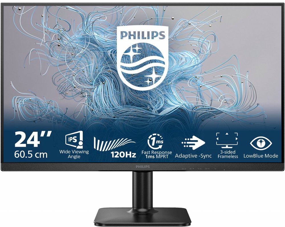 Philips 1000 series 24E2N1110/00 | 23.8″ 1920×1080 Full HD IPS | 120Hz | 4ms | Monitor