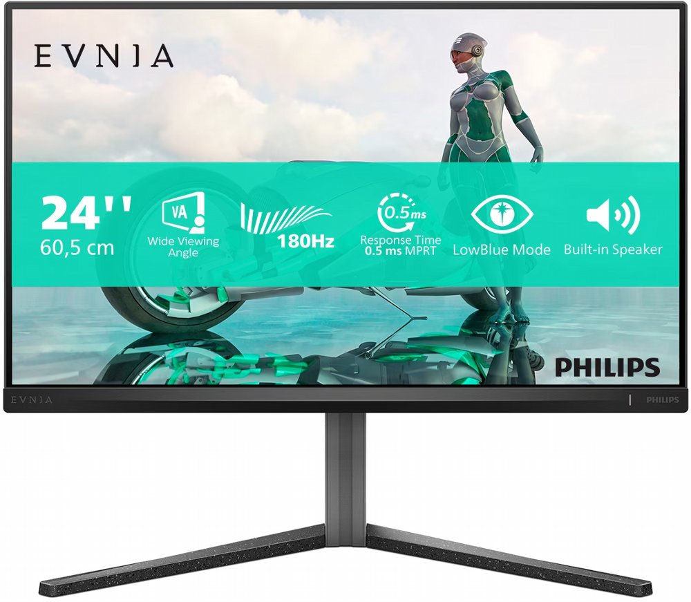 Philips Evnia 24M2N3200A/00 24″ | 1920 x 1080 Full HD IPS | 180Hz | Gaming Monitor