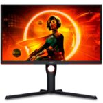 AOC 25G3ZM/BK 24.5″ | 1920 x 1080 VA | 240Hz | 1ms | Zwart/Rood | Gaming Monitor