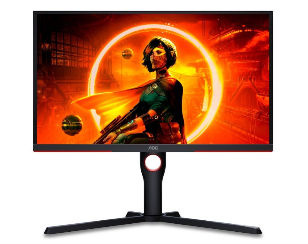 AOC 25G3ZM/BK 24.5″ | 1920 x 1080 VA | 240Hz | 1ms | Zwart/Rood | Gaming Monitor