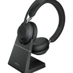 Jabra Evolve 65 | Draadloze On-Ear Headset | Bluetooth | Oplaadstation | Zwart