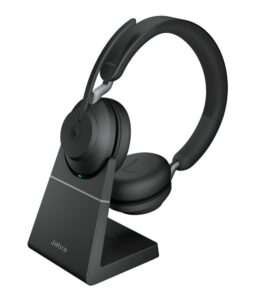Jabra Evolve 65 | Draadloze On-Ear Headset | Bluetooth | Oplaadstation | Zwart