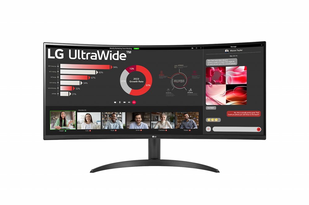 ​LG 34WR50QK-B 34” | 3440×1440 VA | 100Hz | HDR10 | FreeSync | UltraWide Monitor