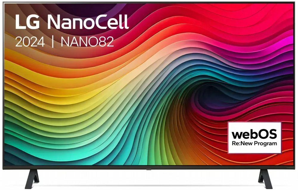 LG NanoCell 43NANO82T6B | 43″ 4K Ultra HD NanoCell Smart TV | WebOS 24 | HDR10 | 60Hz