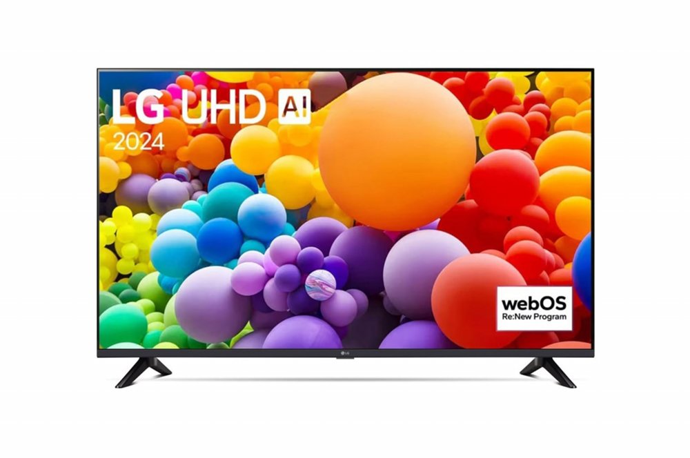 LG 43UT73003LA 43″ | Ultra HD 4K LED Smart TV | WebOS + Wifi | HDR10 & FILMMAKER Mode | Slim Design + AI Sound | 60Hz