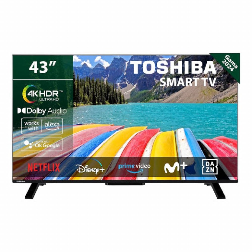 Toshiba 43UV2363DG 43″ | 4K Ultra HD LED Smart TV | VIDAA + Wifi | Dolby Vision | 50Hz