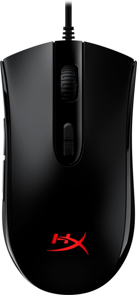 HyperX Pulsefire Core | Bekabelde Gaming Muis | Rechtshandig | USB-A | 6200 DPI | Zwart