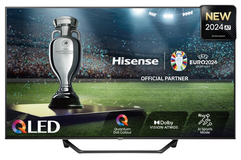 Hisense 50A79NQ | 50” Ultra HD 4K | QLED Smart TV | Wifi | VIDAA | Local Dimming | HDR10+ | 60Hz