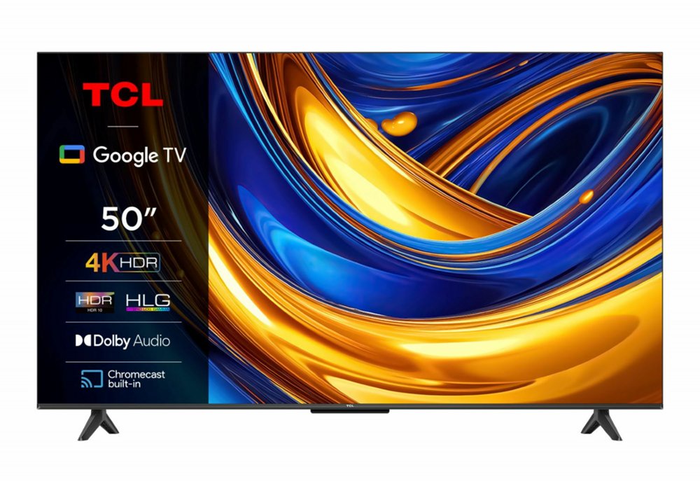 TCL 50P61B 50″ | 4K Ultra HD LED Smart TV | Google TV + Wifi | HDR10 | 60Hz