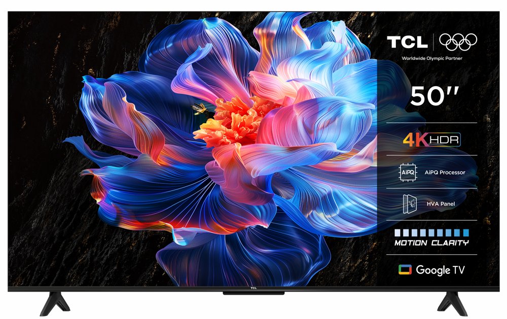 TCL 50P69B | 50” 4K Ultra HD LED Smart TV | Google TV met HDR10+ | HDMI 2.1 | 50Hz | Wifi