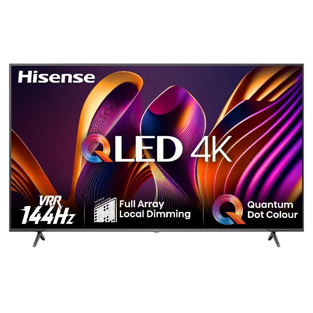 Hisense 55E7NQPRO 55″ | 4K Ultra HD QLED Smart TV | VIDAA + Wifi | Dolby Vision | Local Dimming | Quantum Dot voor Levendige Kleuren | 144Hz