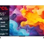TCL 55P61B 55″ | 4K Ultra HD LED Smart TV | Google TV | HDR10 | 60Hz | Wifi & Bluetooth
