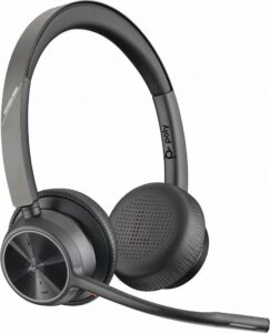 Poly Voyager 4320 MS Stereo | Bluetooth Headset | USB-A Dongle (BT700) | Zwart