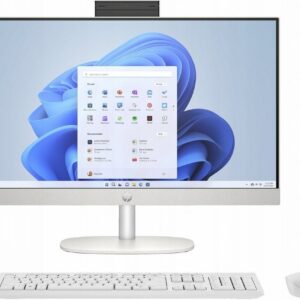 HP All-in-One | 24” Full HD IPS | AMD Ryzen 3 7320U | 8GB DDR5 | 512GB SSD | IR Camera | W11 Professional | Met Keyboard & Muis