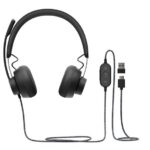 Logitech Zone | Bedrade On-ear Headset | USB-C & USB-A | Grafiet