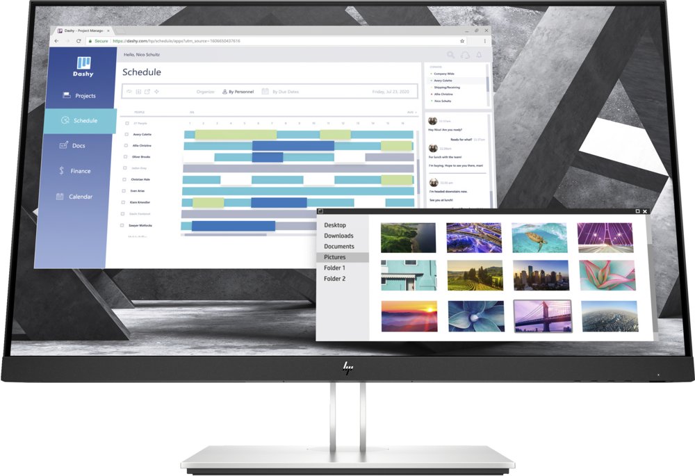 HP E27q G4 27″ | 2560 x 1440 IPS | 60Hz | Monitor