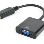 Gembird A-DPM-VGAF-02 | DisplayPort naar VGA Adapter | Zwart
