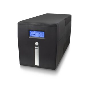 ACT Line-Interactive UPS AC2310 | 1000 VA Vermogen | 4 Uitgangen | Spanningstabilisatie met AVR | Beveiliging bij Netstoringen