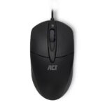 ACT AC5005 | Bedrade Muis | Links- en Rechtshandig | USB-A | 1000 DPI | Zwart