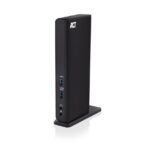 ACT AC7049 | USB-C/A Multiport Docking Station | 2x HDMI (2048×1152) + Ethernet + 6x USB + Audio | Zwart
