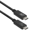 ACT AC7451 | USB4 Gen 3×2 Kabel | USB-C naar USB-C | 0.8m | Zwart