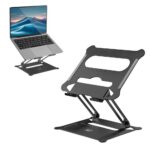 ACT Laptopstandaard 15.6″ | Aluminium | Inklapbaar | Traploos in Hoogte Verstelbaar