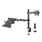 ACT AC8305 | Notebookstandaard tot 15.6″ & Monitorarm tot 32″ | Zwart