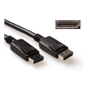 ACT AK3980 | DisplayPort Kabel | 2,0m | Zwart | Power Pin 20 Niet Aangesloten