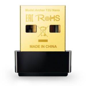 TP-Link Archer T2U Nano | Wi-Fi 5 USB Adapter | Dual-band (2,4 GHz / 5 GHz) | 600 Mbps | USB 2.0